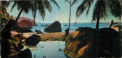 Praia dos rochedos — Seychelles — Edição J.C. NOURAJULT