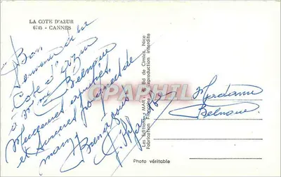 Cannes — Pamiątka z Cannes — Wydawnictwo MAR — Rewers