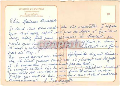 ब्रेटेन के कैल्वेयर — ब्रेटेन के कैल्वेयर — ब्रेटेन के रंग, संख्या 562 — पीछे