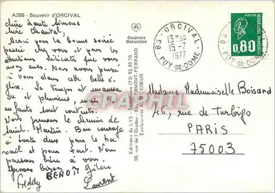 Orcival — Église romane — Éditions LYS — Verso