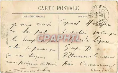 Montargis — O Castelo e o Canal — LL. — Verso