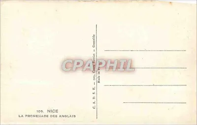 Nice — Promenada Anglika — C.A.D.S.E. n°105 — Rewers