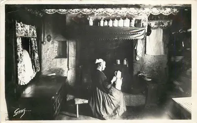 Interior breton — La Houssaye perto de Pontivy — Edições Gaby, n°110