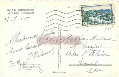 Strasbourg — Dom Kammerzell — Wydawnictwo Sztuki Robaysou — Rewers