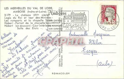 Amboise — Zamek, kaplica św. Huberta i wnętrza — Wydawnictwo Valore — Rewers