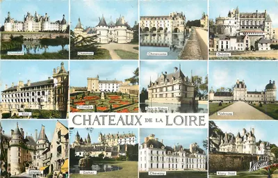 Castelos da Loire — Coleção de 10 castelos — Éditions Valoire