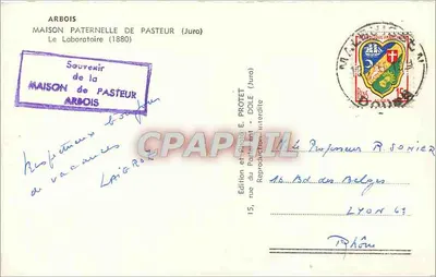 Dom ojca Pastera — Arbois (Jura) — Wydawnictwo E. Proteta, Dole — Rewers