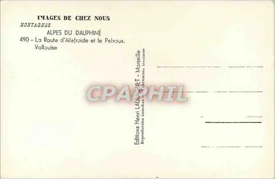 Alpy Daufinackie — Trasa do Ailefroide i Pelvoux — Wydawnictwo Henri LAURENT — Rewers