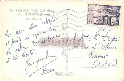Le Crotoy (Somme) — Widok ogólny — Wydawnictwo Gaby — Rewers