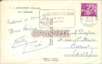 Les Sables-d'Olonne — Widok ogółem — Wydawnictwo Gaby — Rewers