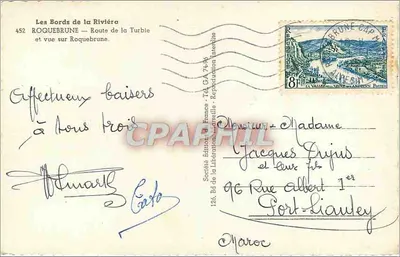 Brzegi rzeki — Droga do Turbie i widok na Roquebrune — Ryner — Rewers