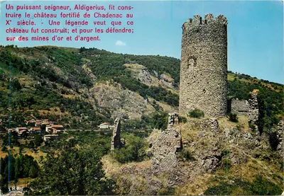 Ruínas do castelo de Chadenac — lenda sobre Aldigerius — editor IRIS