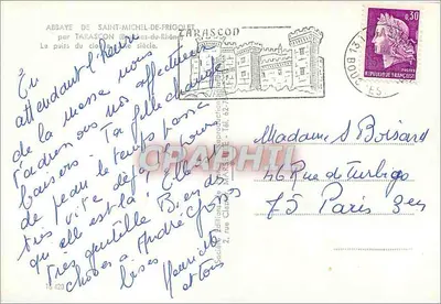 Abbaye de Saint-Michel-de-Frigolet — Kwatera klasztoru — wydawca Société d'Éditions Tarascon — Rewers