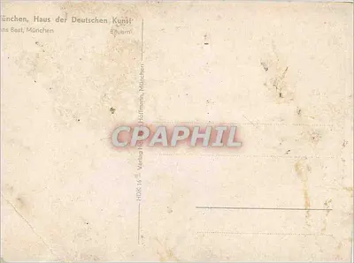 Drie mannen in discussie — schilderij — HDK 16, Verlag Hartmann Hofmann, München — Achterkant