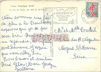 Les Commandements du Skieur — caricatures humoristiques — éditeur France Touristique, n° 63-1294 — Rewers