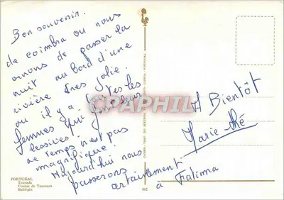 Corrida de touros — Coimbra — editor COGER-TRAV — Verso