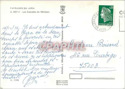 Le Cascate del Hérisson — Paesaggi del Giura — Edizioni SPADÈM — Verso