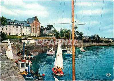 Carteret (Manche) — O porto e a escola de vela — Mexichrome n°380