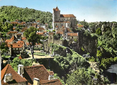 Saint-Cirq-Lapopie (Lot) — Vista geral — n° S 16