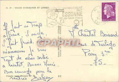 Bassin d'Arcachon and Landes — Michelin Card No. 78 — Artan & Cie Editions — Back