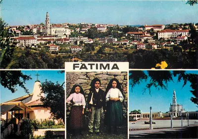 Fátima — vista panorâmica e três cenas — Repr. Interdita n°358