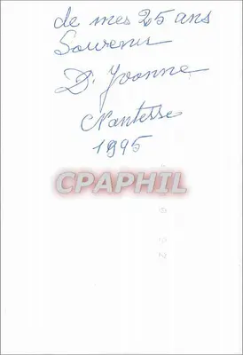 Młoda kobieta uśmiechnięta — wspomnienie jej 25. urodzin — D. Joanne Pantetse — Rewers