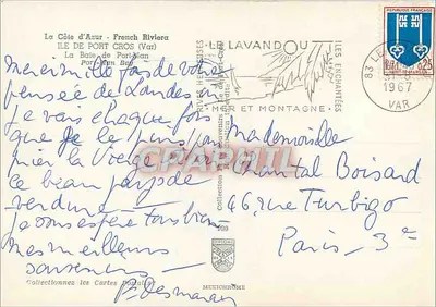 La Baia di Port-Cros — Isole di Port-Cros (Var) — Editore IRIS, n° 18 — Verso