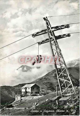 Chegada à Capanna Chiara — Limone Piemonte m. 1010 — Éditeur Neg. Foto Giordana