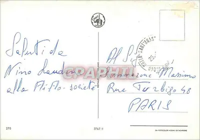 Etna — Uitbarstingen en lavaströmen — Uitgever Cadet, n° 270 — Achterkant