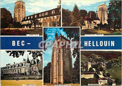 Bec-Hellouin — Abadia Saint-Nicolas e vista geral — Couleurs Ancestrales