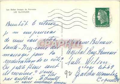 As Coligadoras — Provence — Edições Les Belles Images de Provence, n°92 — Verso