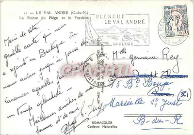 La Punta del Piégu y el Verdelet — Pléneuf-Val-André — Ediciones Gaby — Reverso