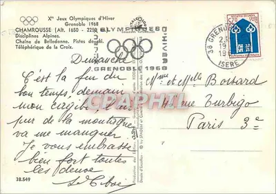 Chamrousse — X. Zimowe Igrzyska Olimpijskie w Grenoble 1968 — Dyscypliny Alpejskie — Rewers