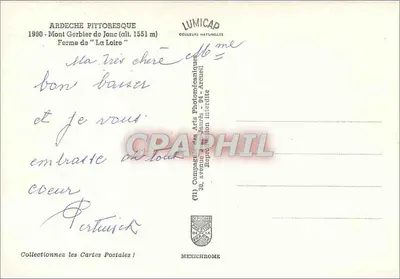 Fonte do rio Loire — Primeira corrente do rio dentro da fazenda — Lumicap — Verso