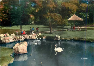 Um canto do Parc Barbileux — Roubaix — Edições La Cigogne
