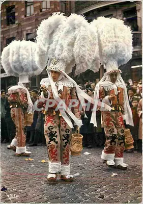Gilles em ação — Carnaval de Bruxelas — edição Z 15, ed. Anciens Ets Eau Phill, S.A. Bruxelas