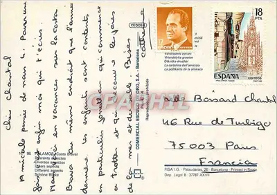 Palamos — Vista panorâmica e pôr do sol — Editora Éditions du Soleil — Verso