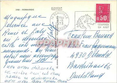 Normandia — Qu'elle est belle, ma Normandie... — Elnacap — Verso