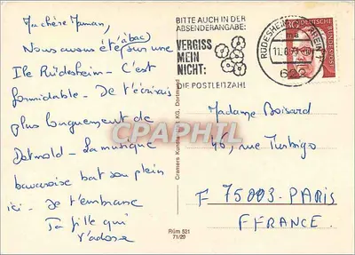 Rüdesheim am Rhein — widok panoramiczny i atrakcje — Cramers KG — Rewers