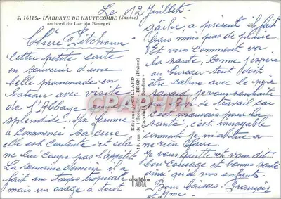 हाउट-कॉम्ब — पैनोरमिक दृश्य और स्थान — एडिशन्स जे. सेलर्ड — पीछे