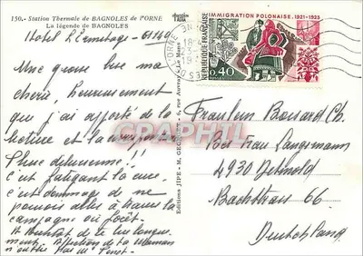 Legenda Bagnoles — Źródło termalne Bagnoles-de-l'Orne — Wydawnictwo JIPE — Rewers
