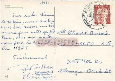 Schloss Charlottenburg — Berlin — wydawca PFB, n°17 — Rewers