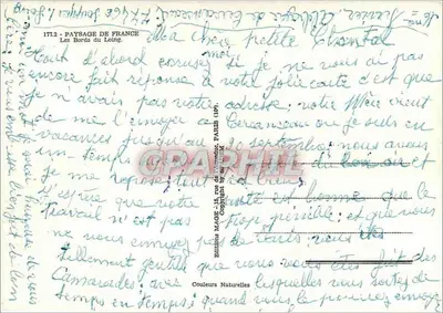 Brzegi Loing — Pejzaż z łodzią i mostem — Wydawnictwo MAGE — Rewers