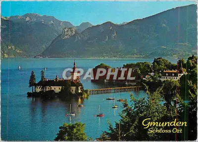 Gmunden — Schloss Ort — éditeur Farbaufnahme CGMU 15