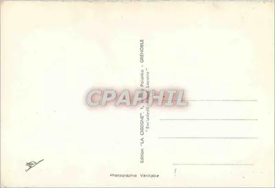 Grands Goulets — Widok doliny z przejściem drogowym — La Cisogne, nr 1011 — Rewers