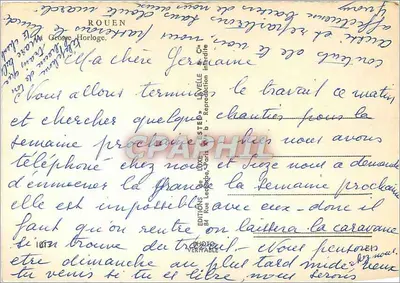 Grosza Godzina — Rouen — Wydawca Otél, nr 1073 — Rewers