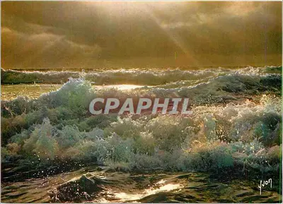 Pôr do sol no Oceano — Éditions Jean-Arauël — n° 6350 B