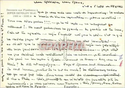 Descente aux Flambeaux w Super Devoluy — Hôtel de Veynes — Rewers