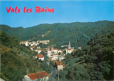 Valls-les-Bains — vista geral — Sociedade dos Paisagens do Vivaraïs
