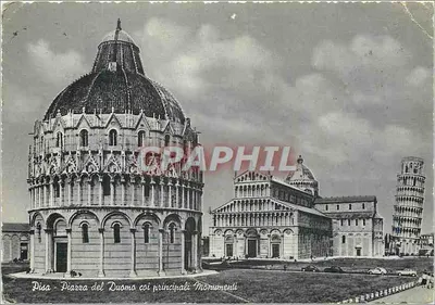 Pisa - Piazza del Duomo com os principais Monumentos — Ediz. P.S. — Pisa